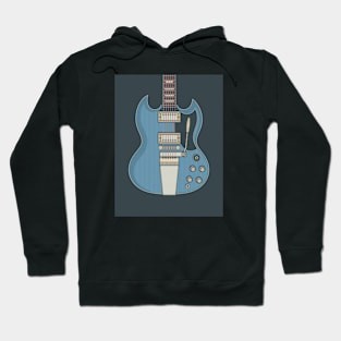 Pelham Blue Solid Guitar Hoodie